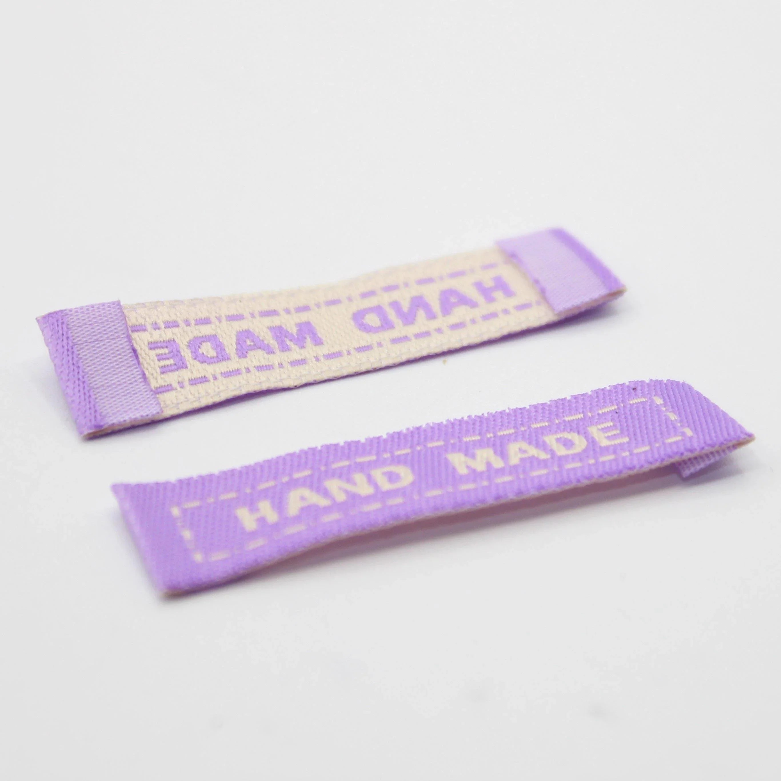 50 Woven Labels "Handmade" Size 45x10mm - ACCESSOIRES LEDUC