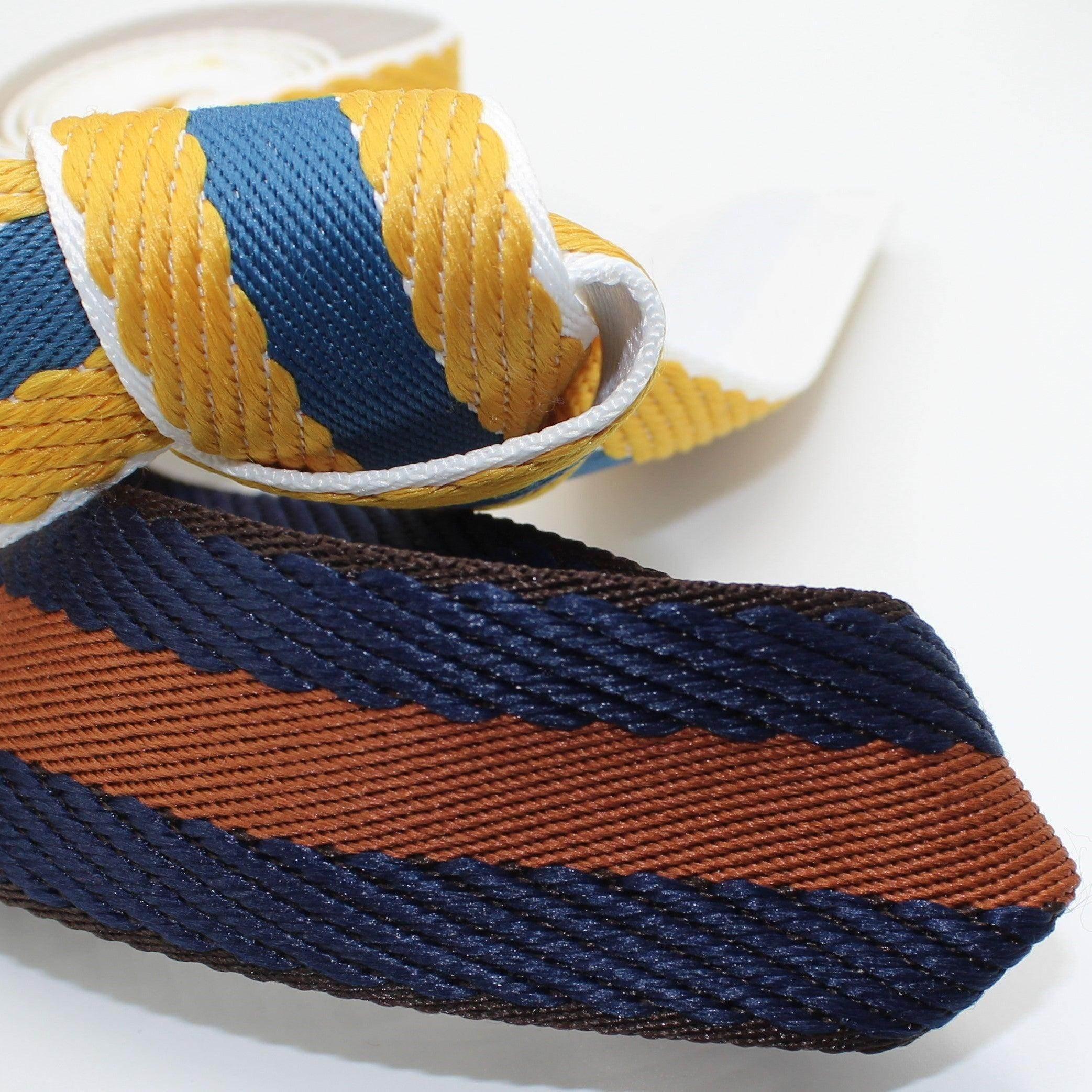 5 meters Herringbone Striped Webbing 40mm #RUB1914 - ACCESSOIRES LEDUC BV