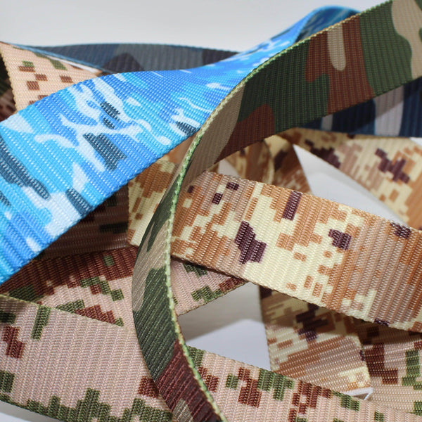 5 meters Camouflage Webbing 38mm #RUB1931 - ACCESSOIRES LEDUC BV