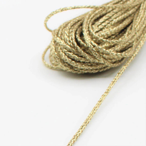 10 meters Lurex 1mm Cord - ACCESSOIRES LEDUC BV
