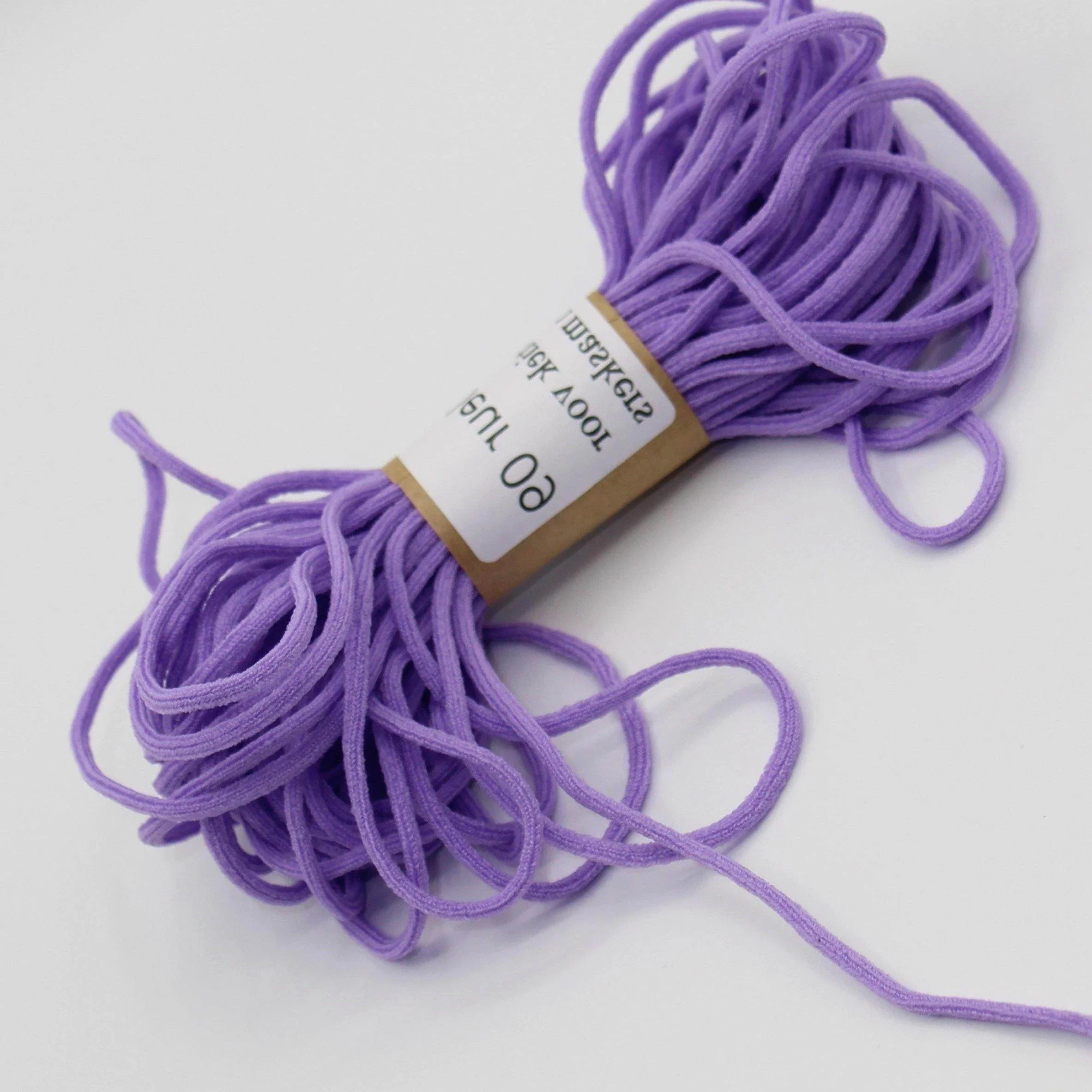 10 meters soft coloured elastic for masks 3mm - ACCESSOIRES LEDUC BV