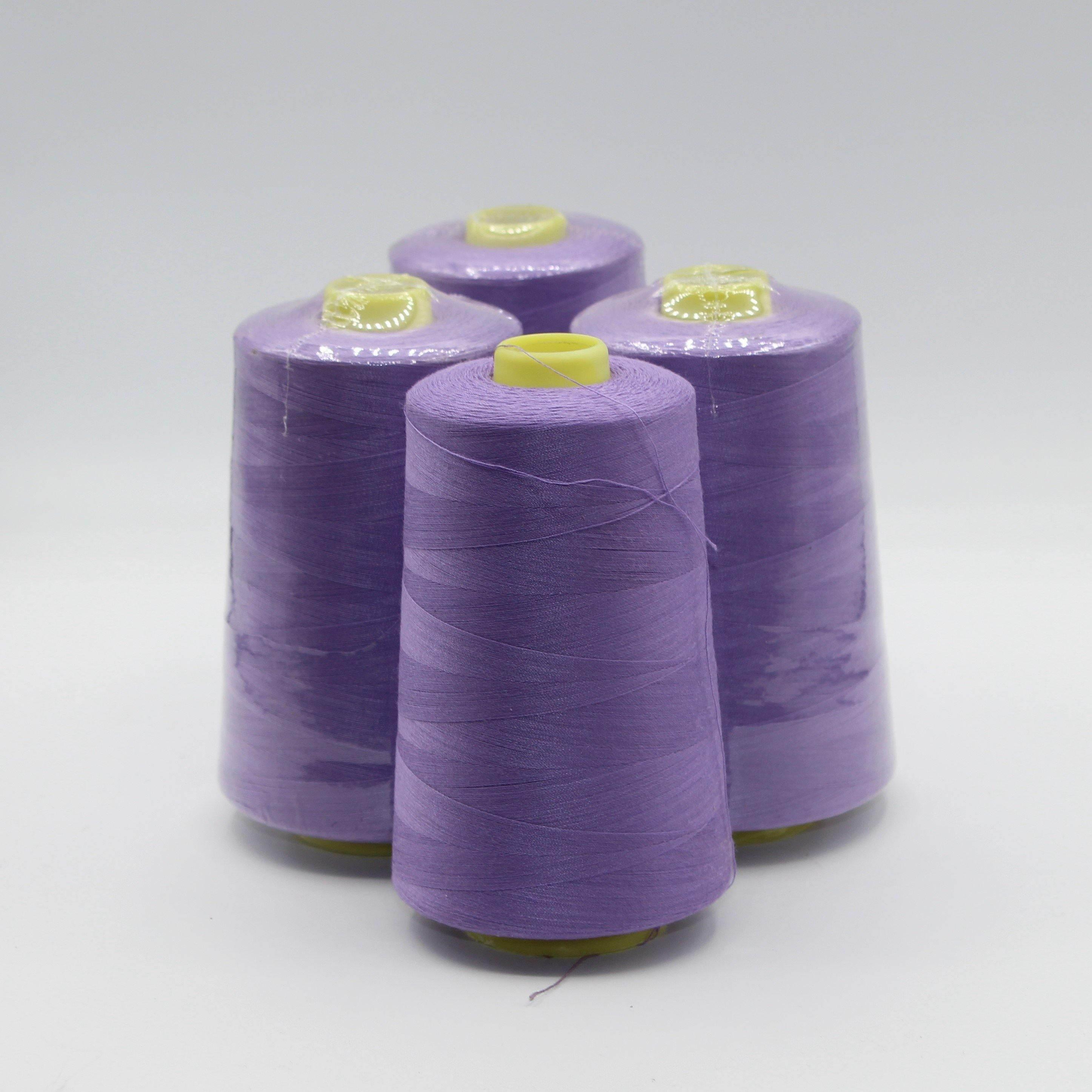 4 spools Overlock Yarn 4x5000 METERS - Polyester 100% - ACCESSOIRES LEDUC BV