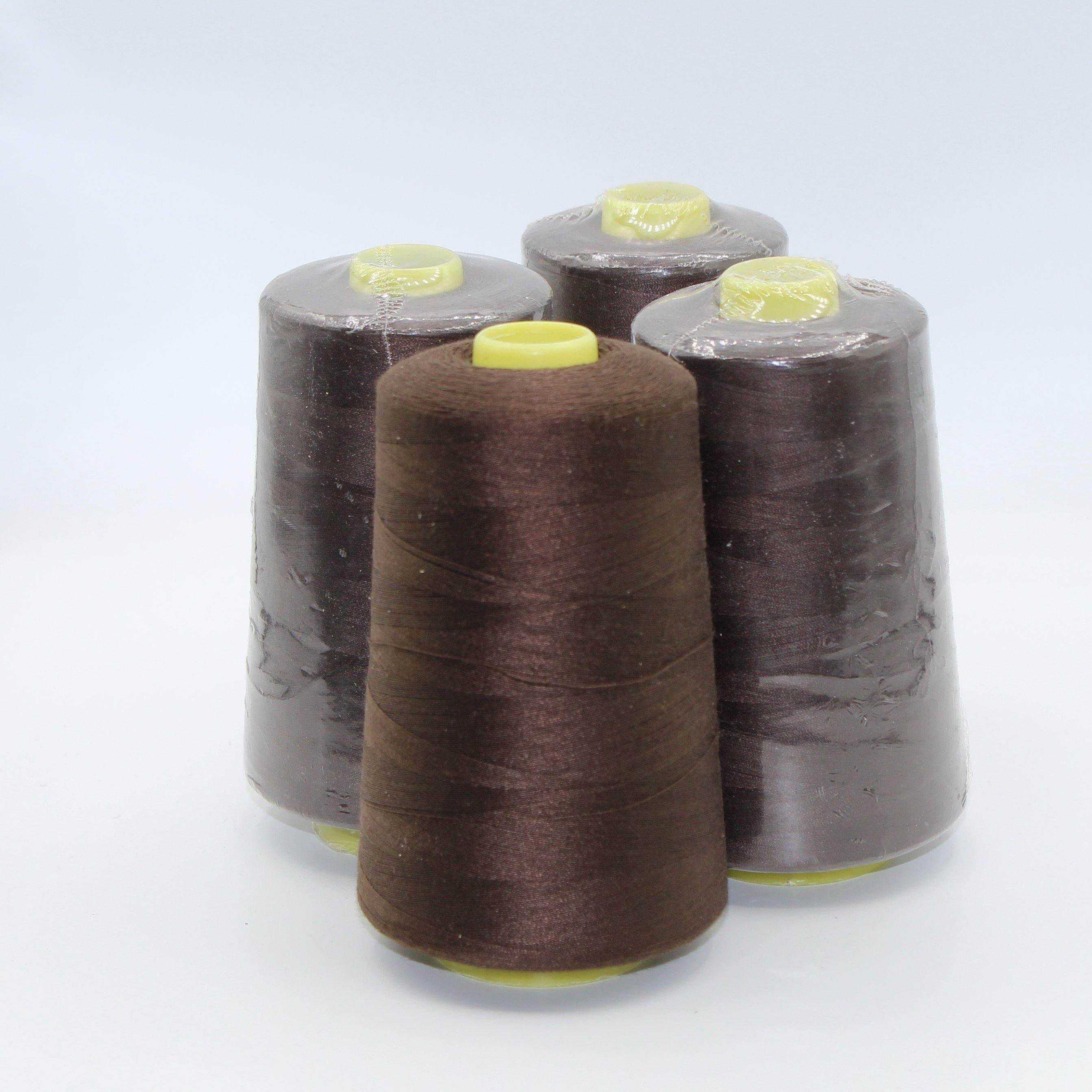 4 spools Overlock Yarn 4x5000 METERS - Polyester 100% - ACCESSOIRES LEDUC BV