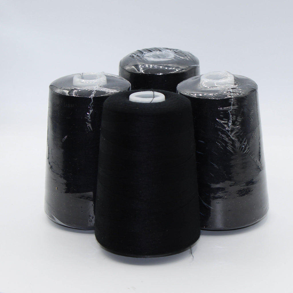 4 spools Overlock Yarn 4x5000 METERS  - Polyester 100% - ACCESSOIRES LEDUC