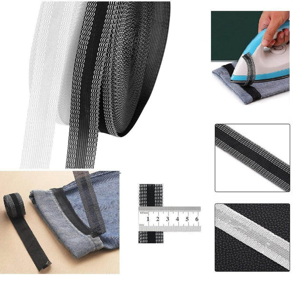 2 x 5 meters Hemming Tape 25mm for Trousers Iron On #HAB1x012 - ACCESSOIRES LEDUC BV