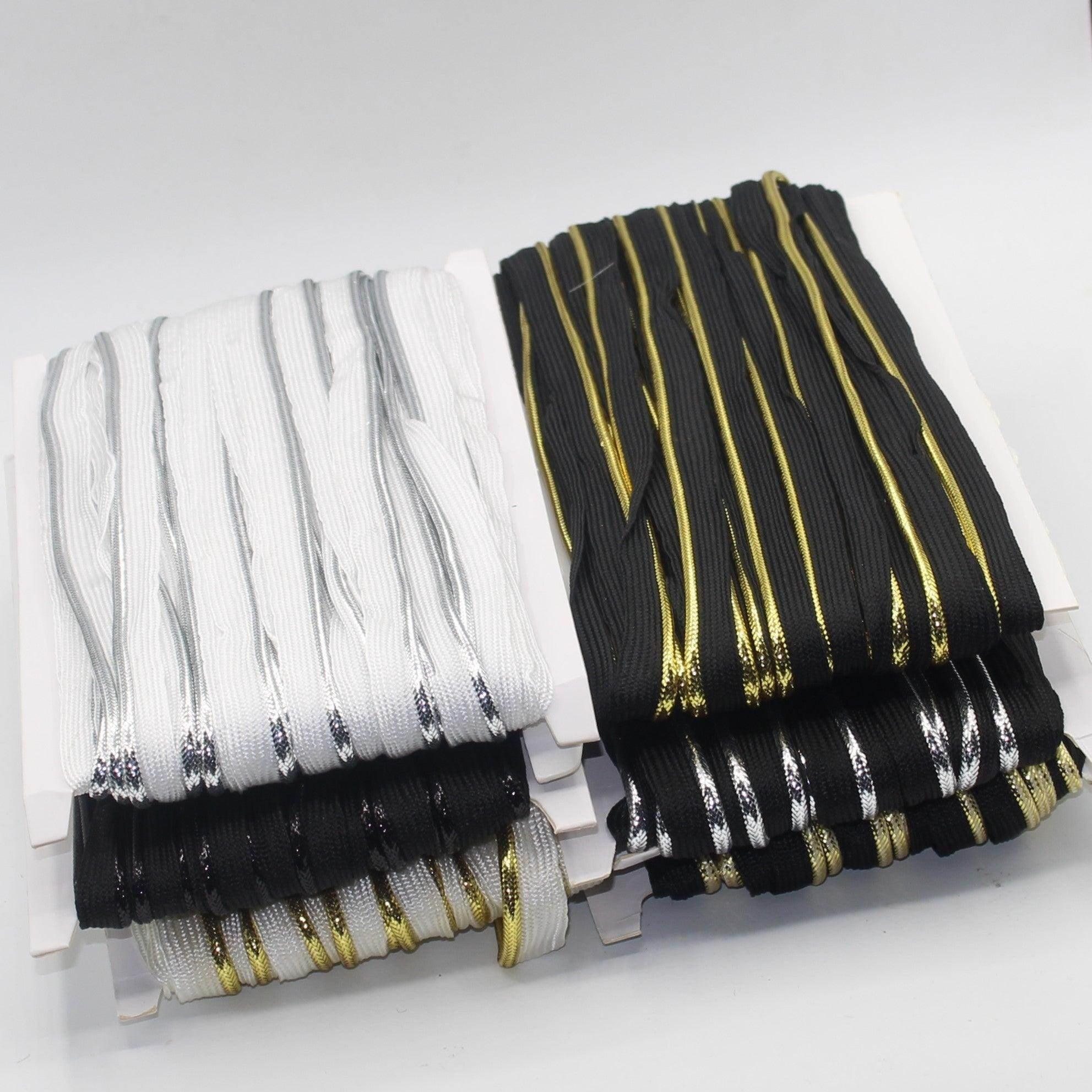 20MT Woven LUREX PIPING / 10mm (8+2mm) #SPA1100 - ACCESSOIRES LEDUC BV