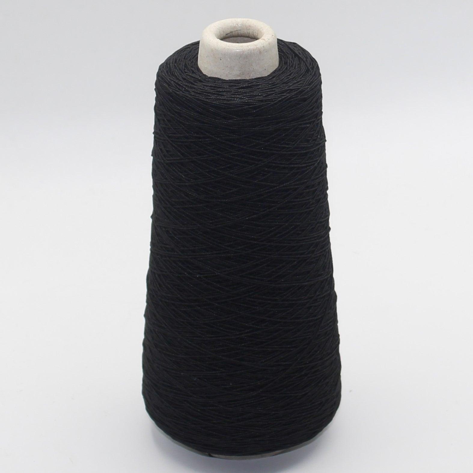900mt of 0.5mm Shirring Elastic Yarn Black or White - ACCESSOIRES LEDUC