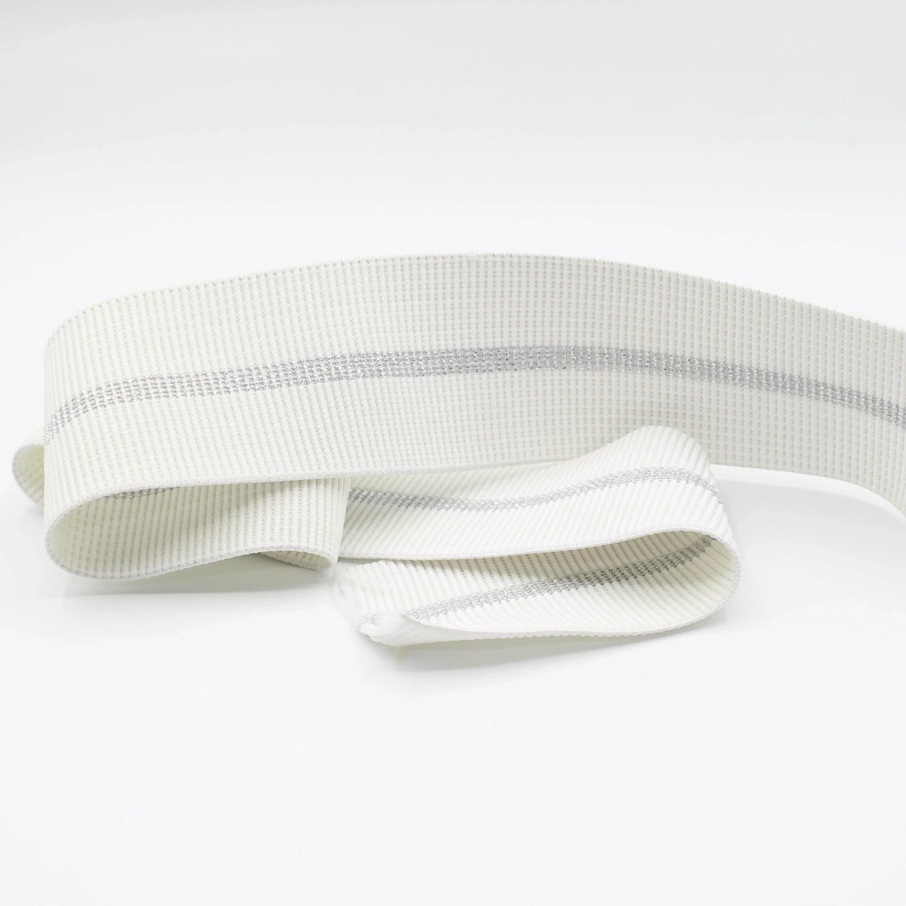 5 meters Striped Lurex Elastic 50mm - ACCESSOIRES LEDUC BV