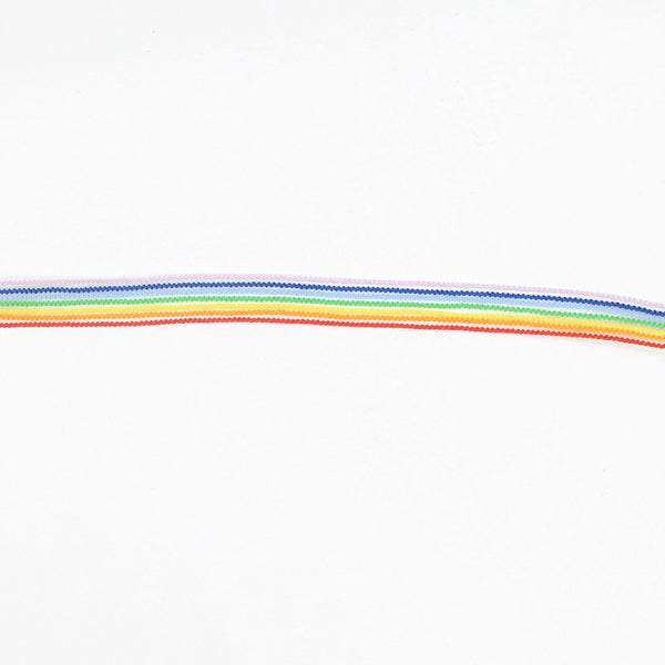10 M Rainbow Elastic 10mm - ACCESSOIRES LEDUC BV
