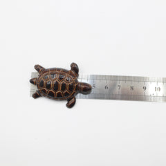 Turtle Wooden Brooches with Safety Pin 50mm - ACCESSOIRES LEDUC