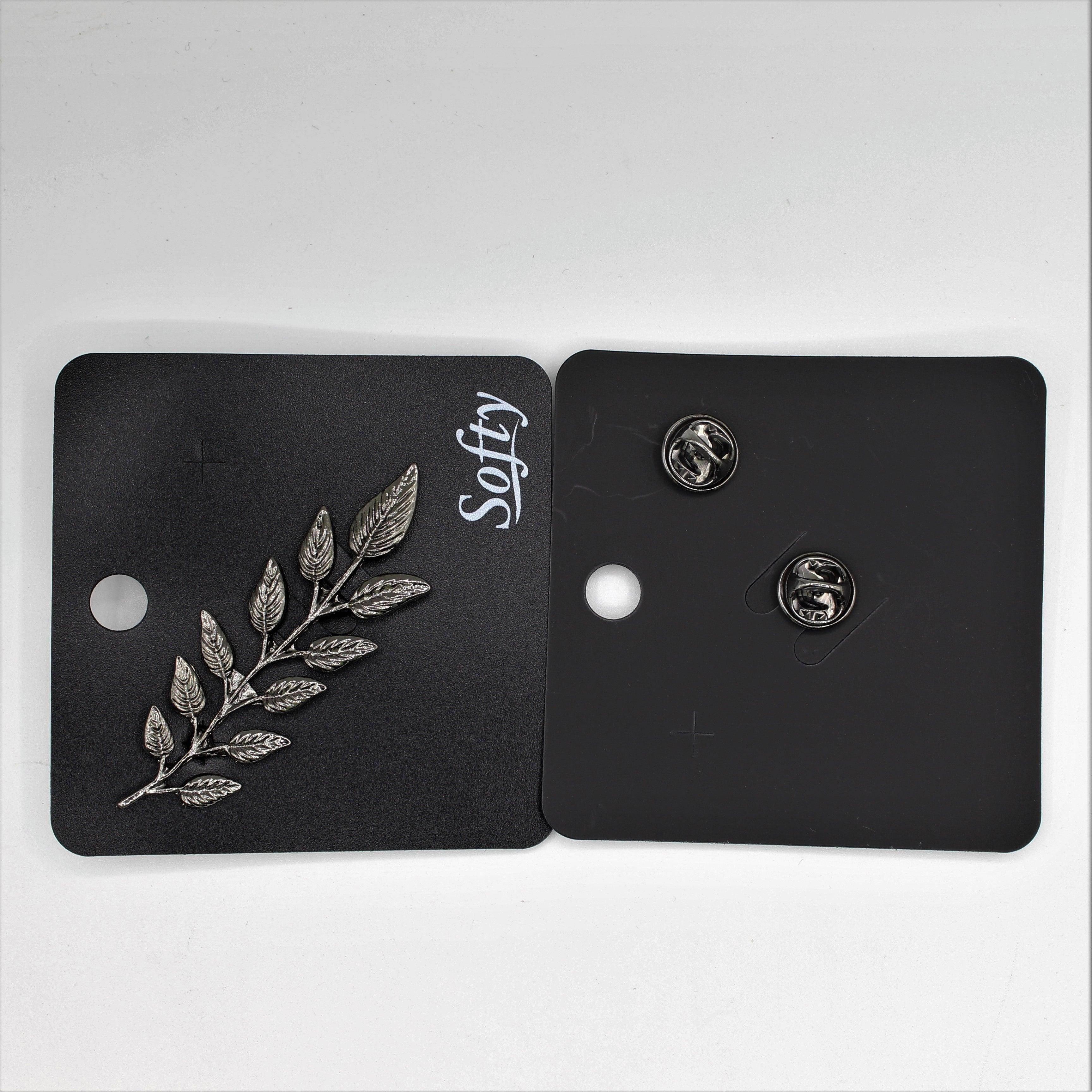 Silver or Gold Metalic Brooches (65 mm) with Pin - ACCESSOIRES LEDUC BV