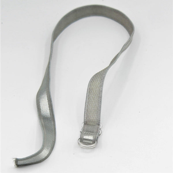 2 paires de bretelles de soutien-gorge à crochet plastique réglables antidérapantes grises élastiques 38x1 cm - ACCESSOIRES LEDUC