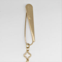 15 cm-Golden Brooches with Safety Pin Gold and Golden Floch and Clover#BRO2003 - ACCESSOIRES LEDUC BV