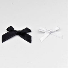 5 Black and White Bow Tie 30 and 35mm - ACCESSOIRES LEDUC