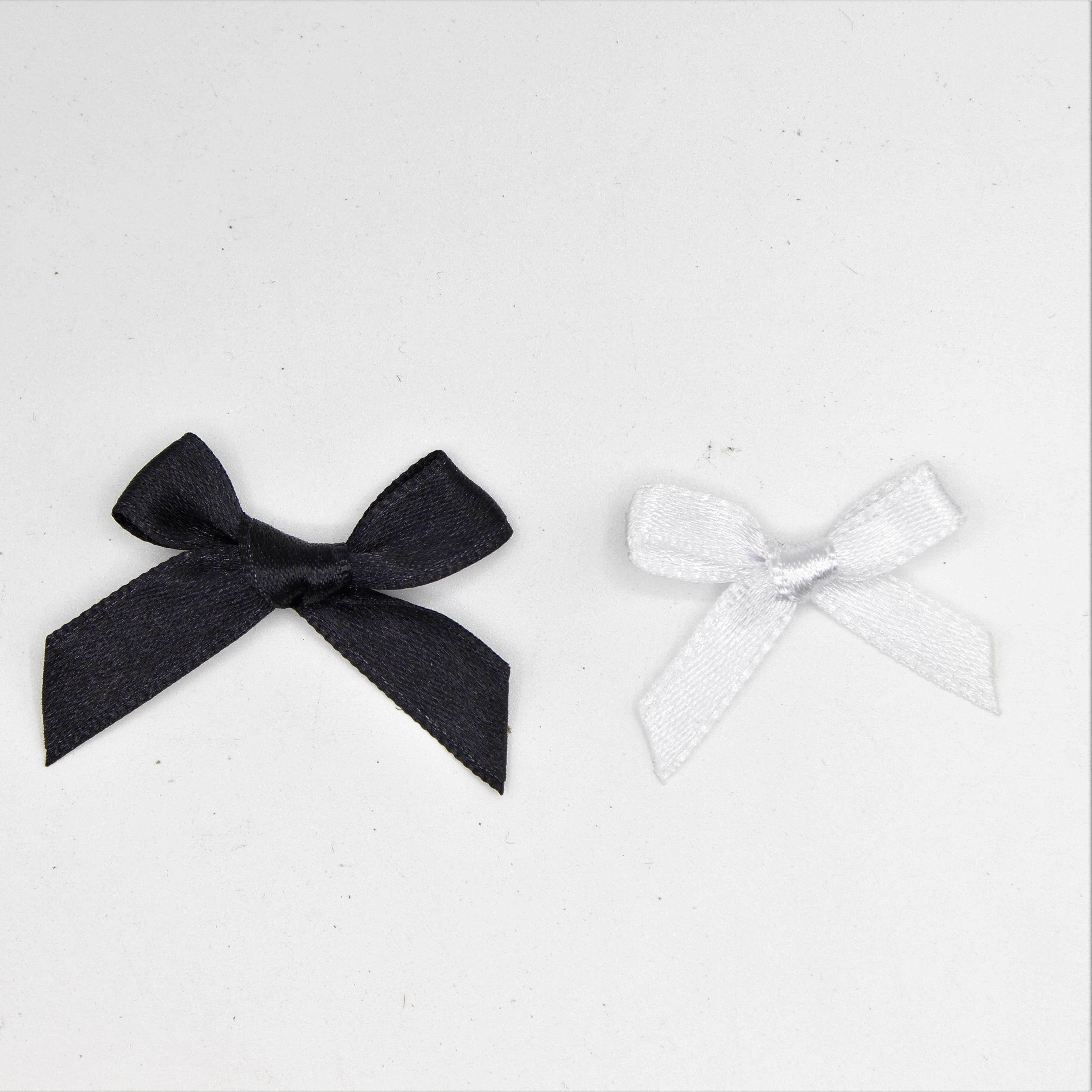 5 Black and White Bow Tie 30 and 35mm - ACCESSOIRES LEDUC BV
