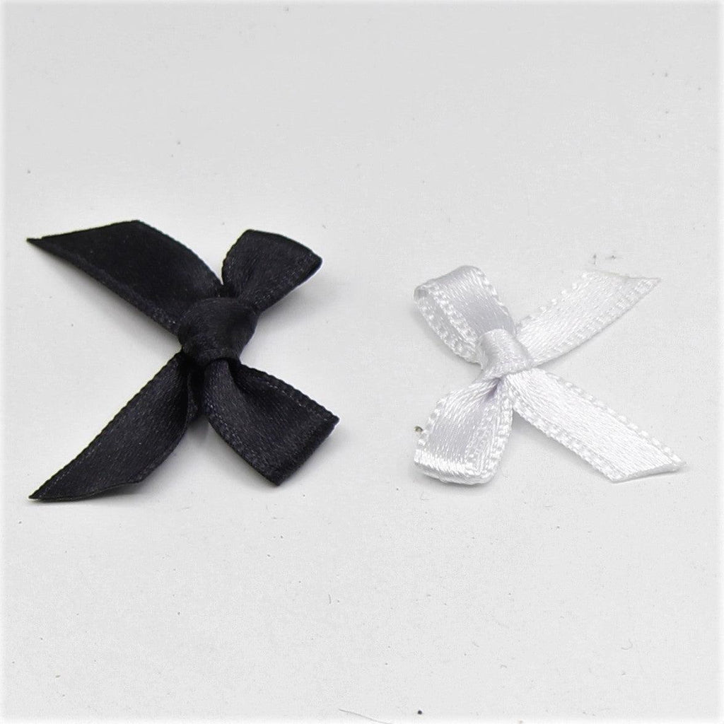 5 Black and White Bow Tie 30 and 35mm - ACCESSOIRES LEDUC