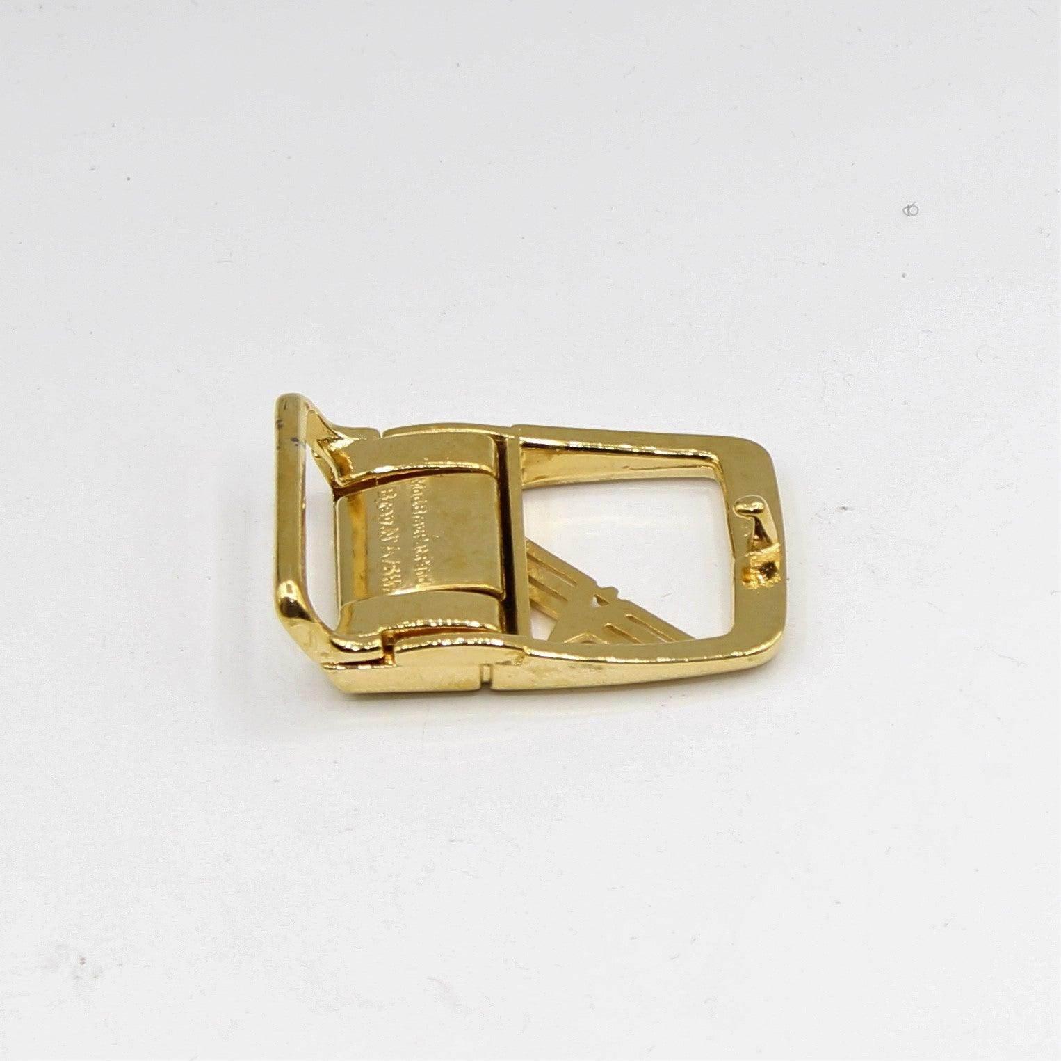 Set of 2 Gold Belt Buckles 5x3cm - ACCESSOIRES LEDUC BV