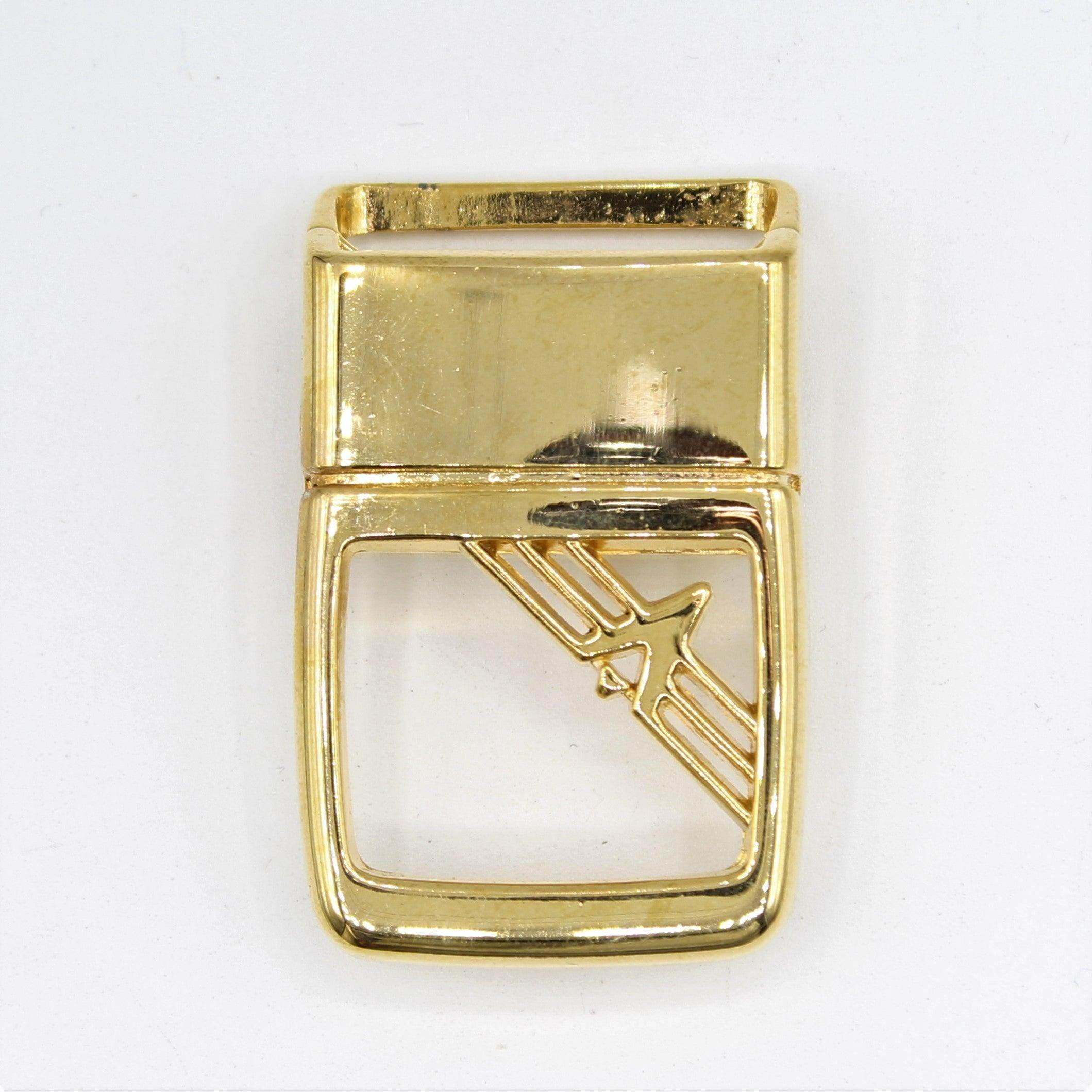 Set of 2 Gold Belt Buckles 5x3cm - ACCESSOIRES LEDUC BV