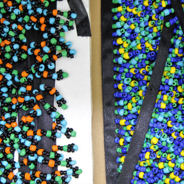 3x Meter Band mit Perlen in verschiedenen Farben - ACCESSOIRES LEDUC