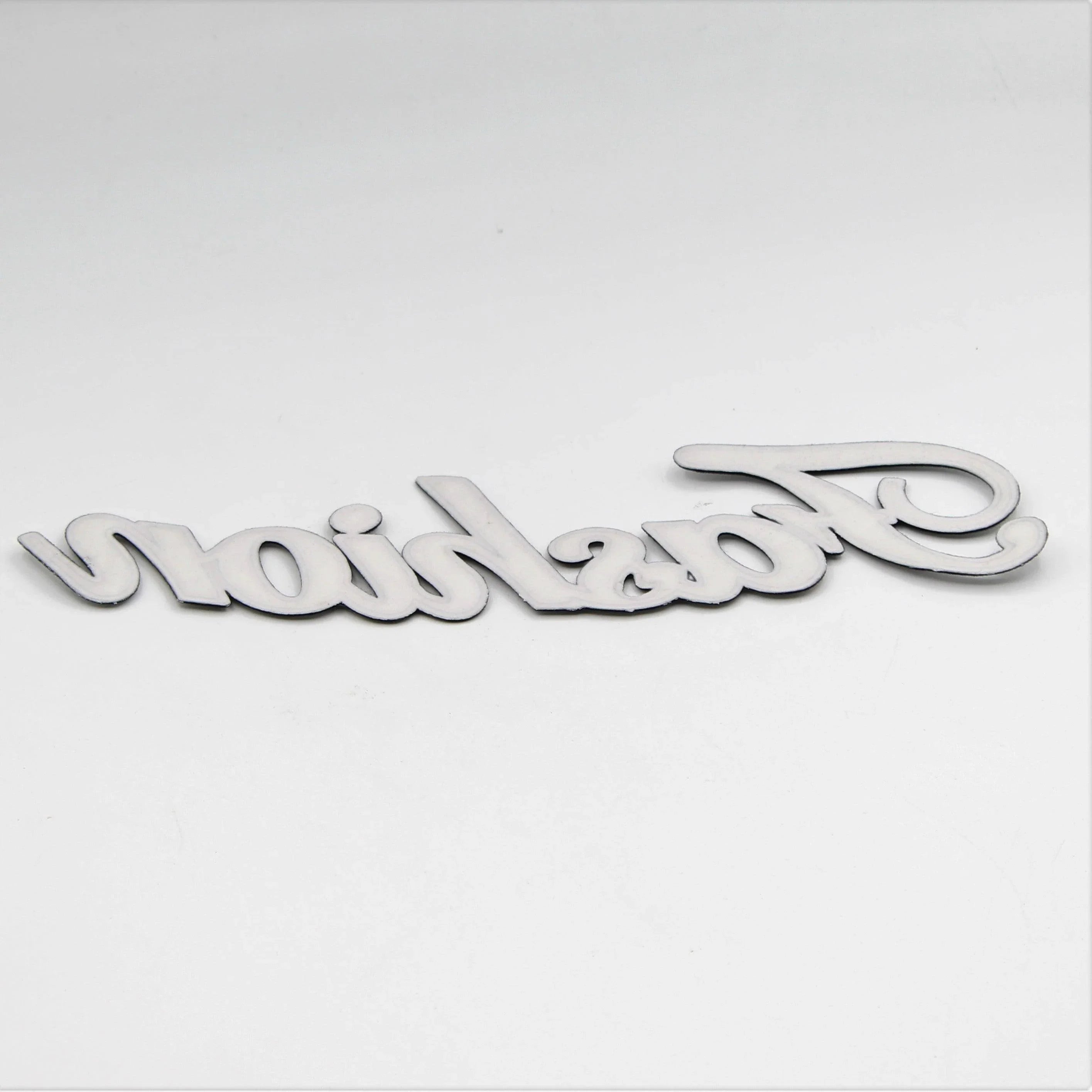 Black and White Shiny Patch "Fashion" 20x5cm - ACCESSOIRES LEDUC