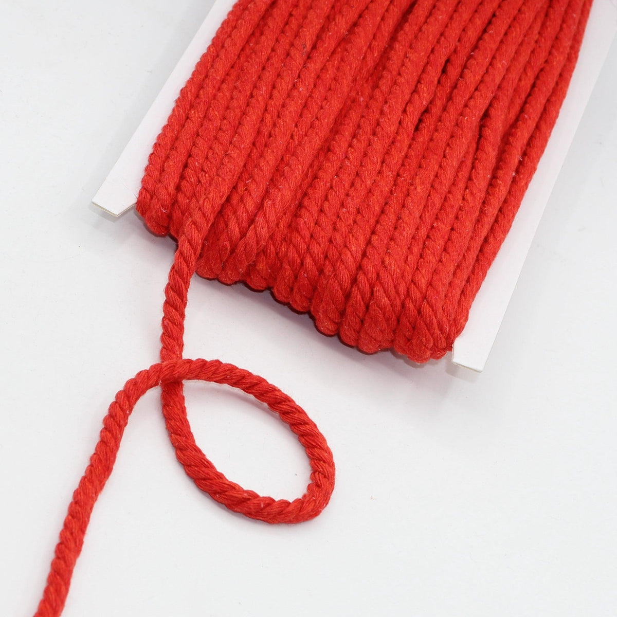 20 Meters Thick Cotton Cord 5 or 8mm #COR3012 - ACCESSOIRES LEDUC BV