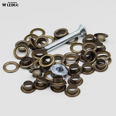 Eyelets Gold , Silver, Bronze, Gunmetal and Rust with Tool - ACCESSOIRES LEDUC BV