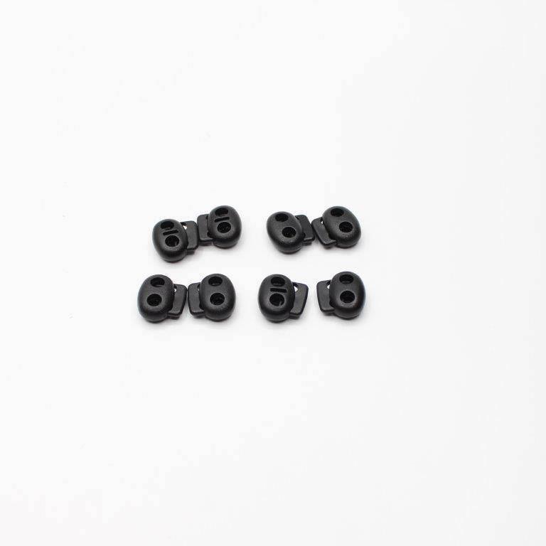 8 Cord Stoppers Black - ACCESSOIRES LEDUC BV