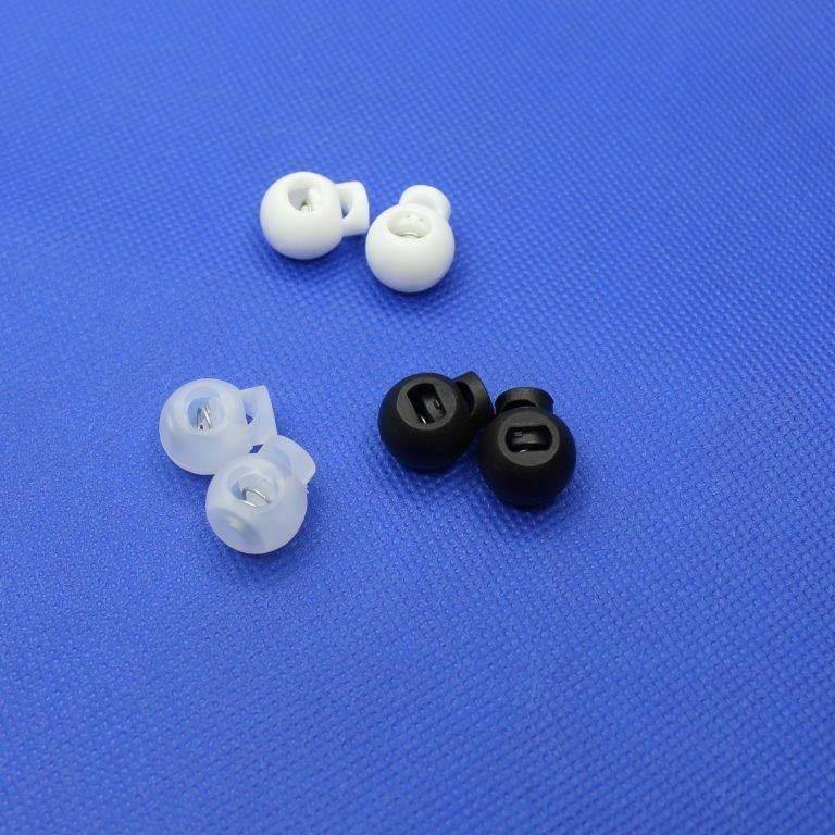 20 Round Cord Stoppers - ACCESSOIRES LEDUC BV