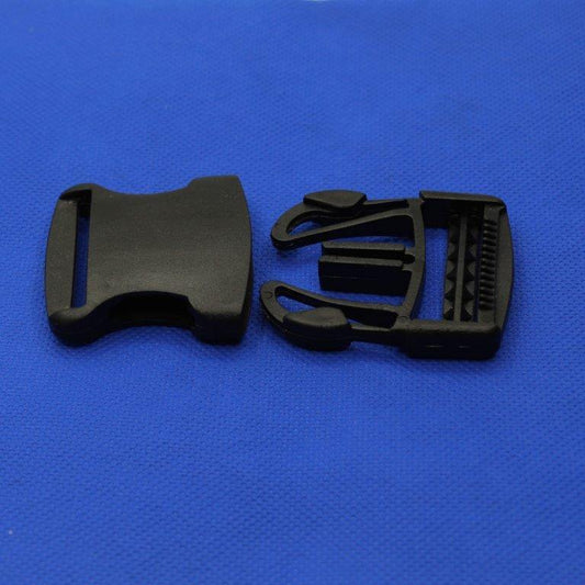 5 Clip Buckles 30 or 40mm Black White or Transparent - ACCESSOIRES LEDUC