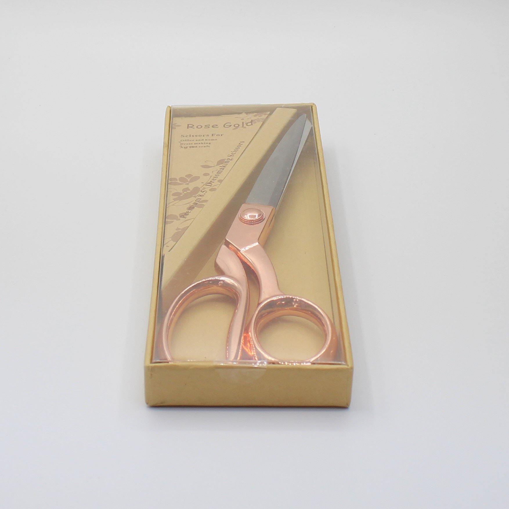 Dressmaker Scissors Pink Gold / Silver 21cm - ACCESSOIRES LEDUC