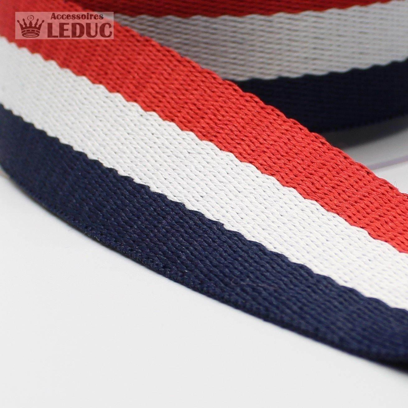 5 meters30mm Striped Webbing #RUB1907 - ACCESSOIRES LEDUC BV