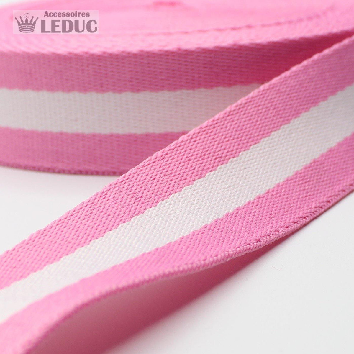 5 meters 40mm Striped Webbing #RUB1907 - ACCESSOIRES LEDUC BV