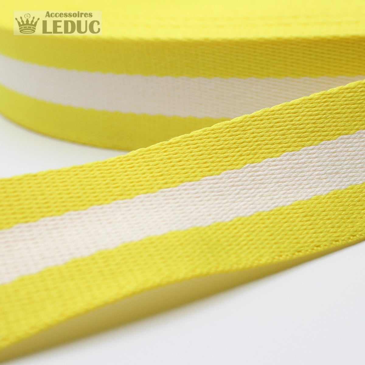 5 meters 40mm Striped Webbing #RUB1907 - ACCESSOIRES LEDUC BV