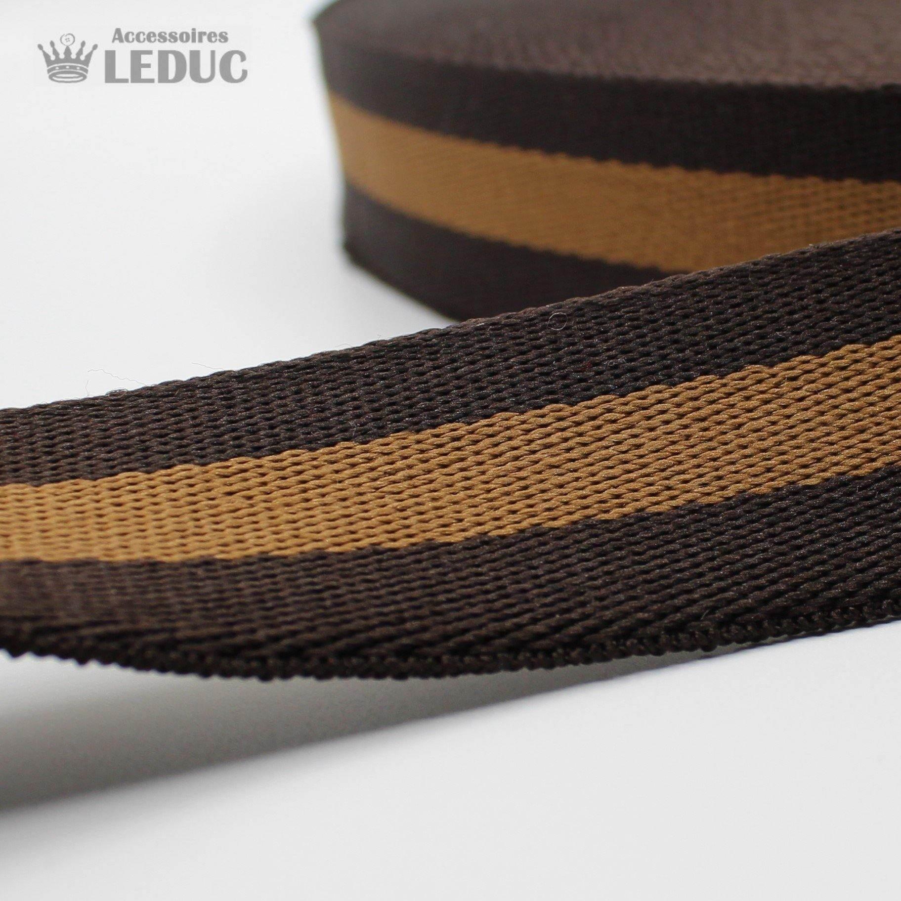 5 meters 40mm Striped Webbing #RUB1907 - ACCESSOIRES LEDUC BV