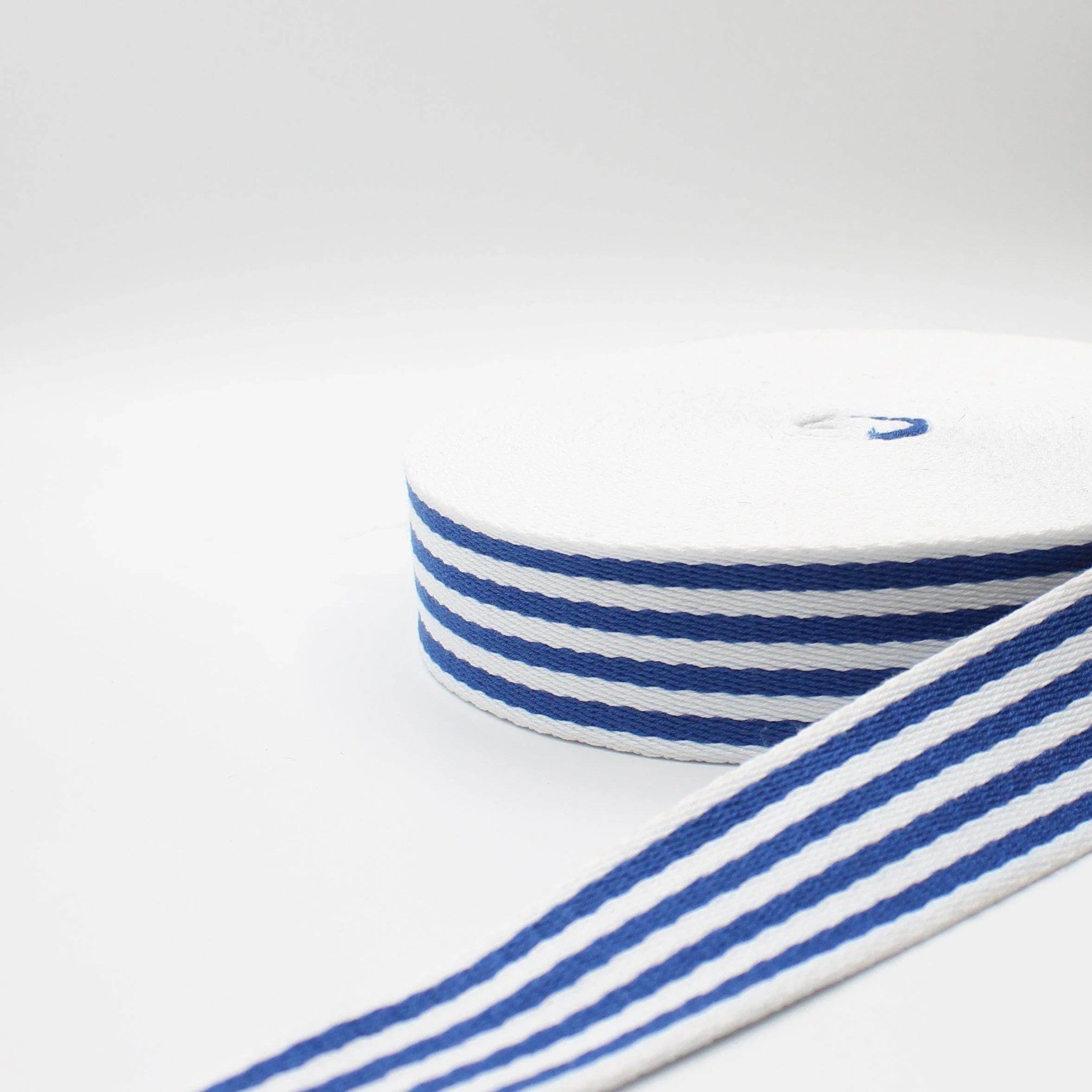 5 meters Multi - Striped Webbing 40mm #RUB1912 - ACCESSOIRES LEDUC BV