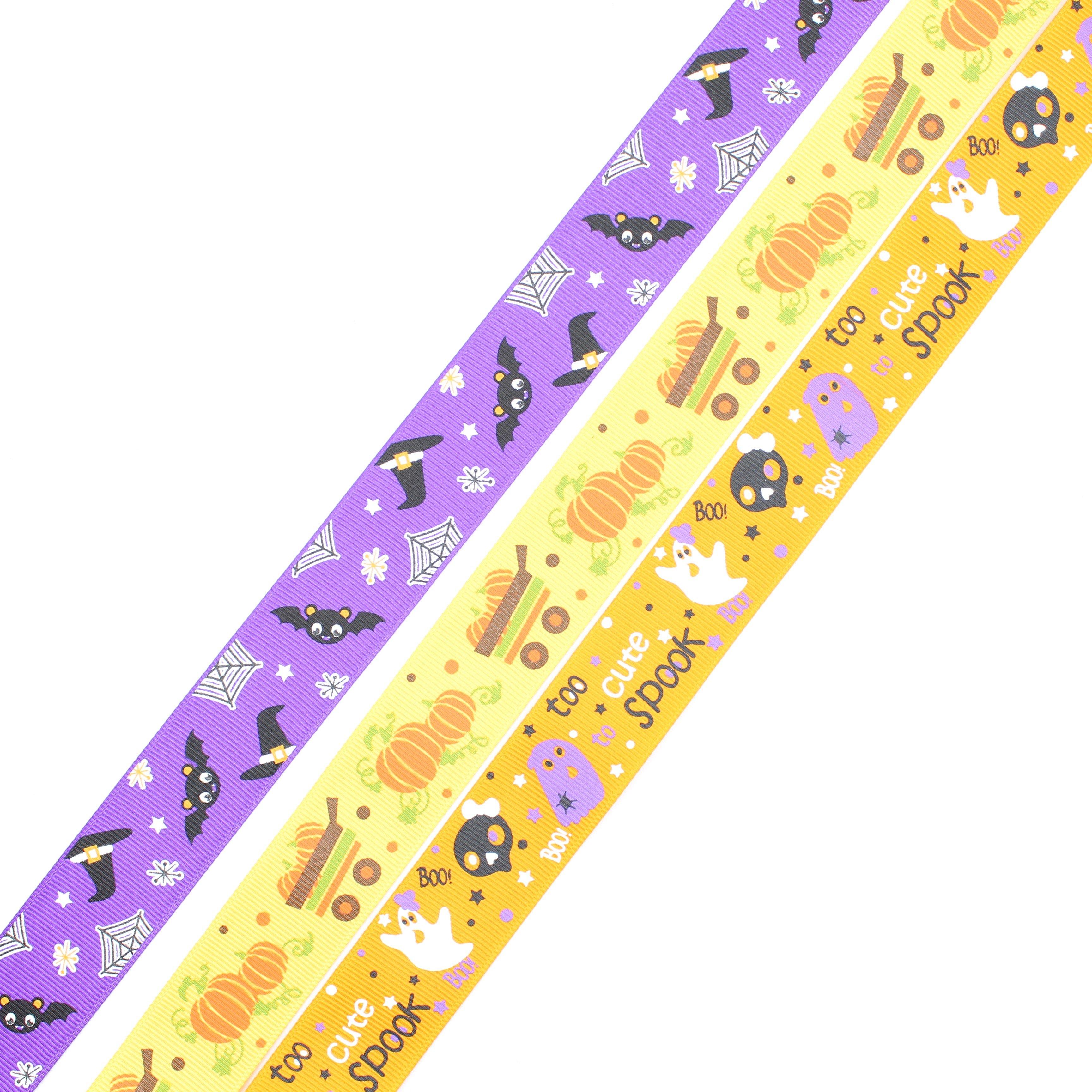 HALLOWEEN Ribbon 3 x 10 meters in 3 colors - ACCESSOIRES LEDUC