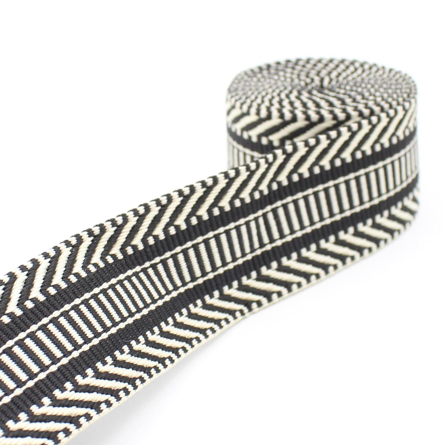 5 meters Ethnic Webbing 38mm #RUB1930 - ACCESSOIRES LEDUC BV