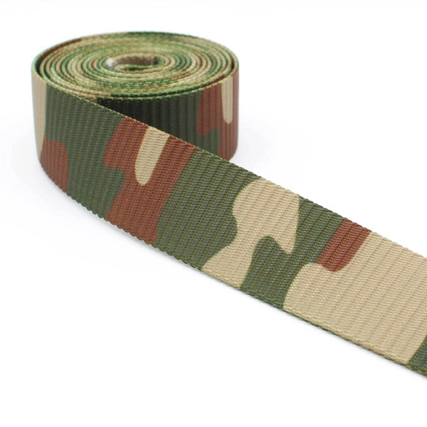5 meters Camouflage Webbing 38mm #RUB1931 - ACCESSOIRES LEDUC BV