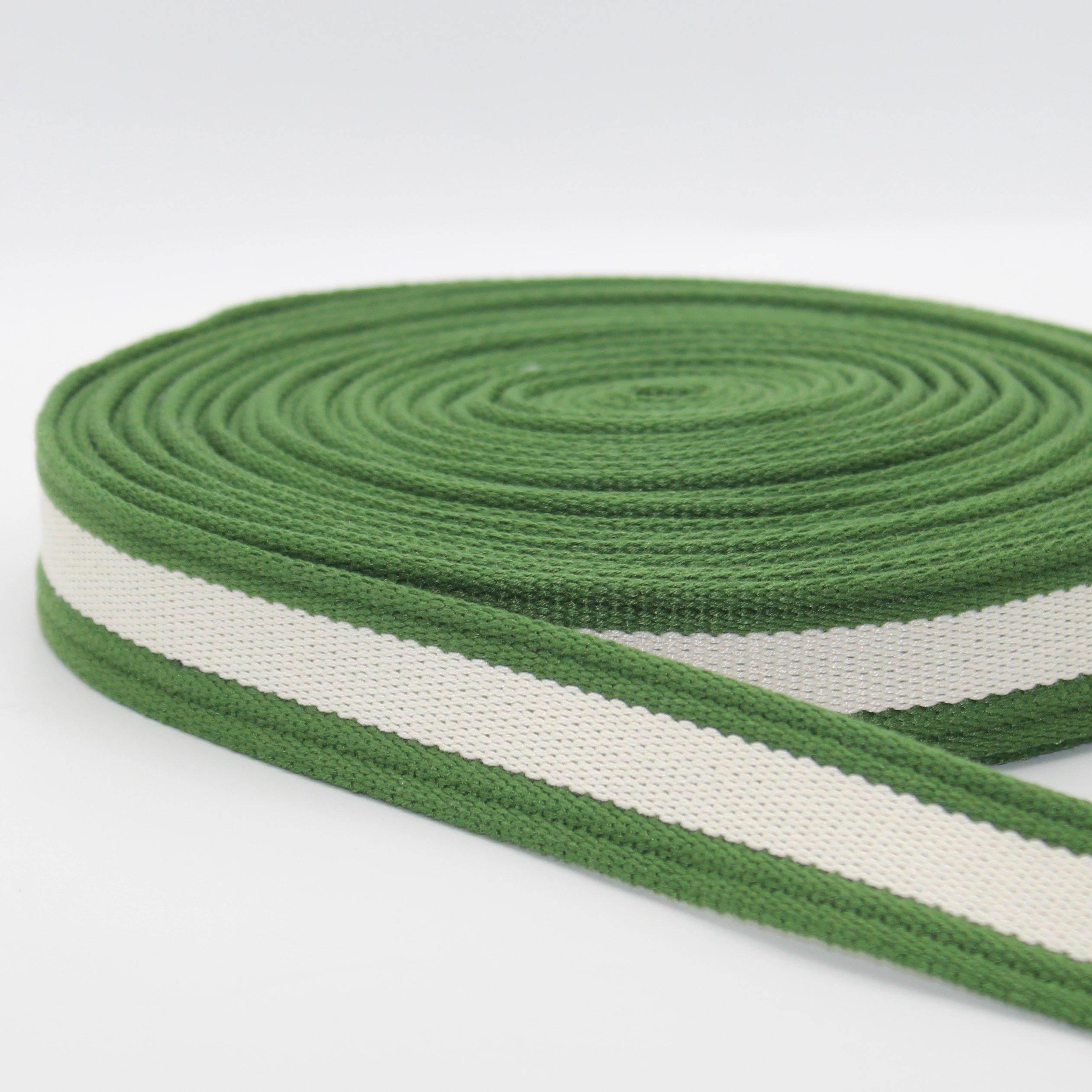 5 Meters 30mm Thick Striped Webbing #RUB1960 - ACCESSOIRES LEDUC BV