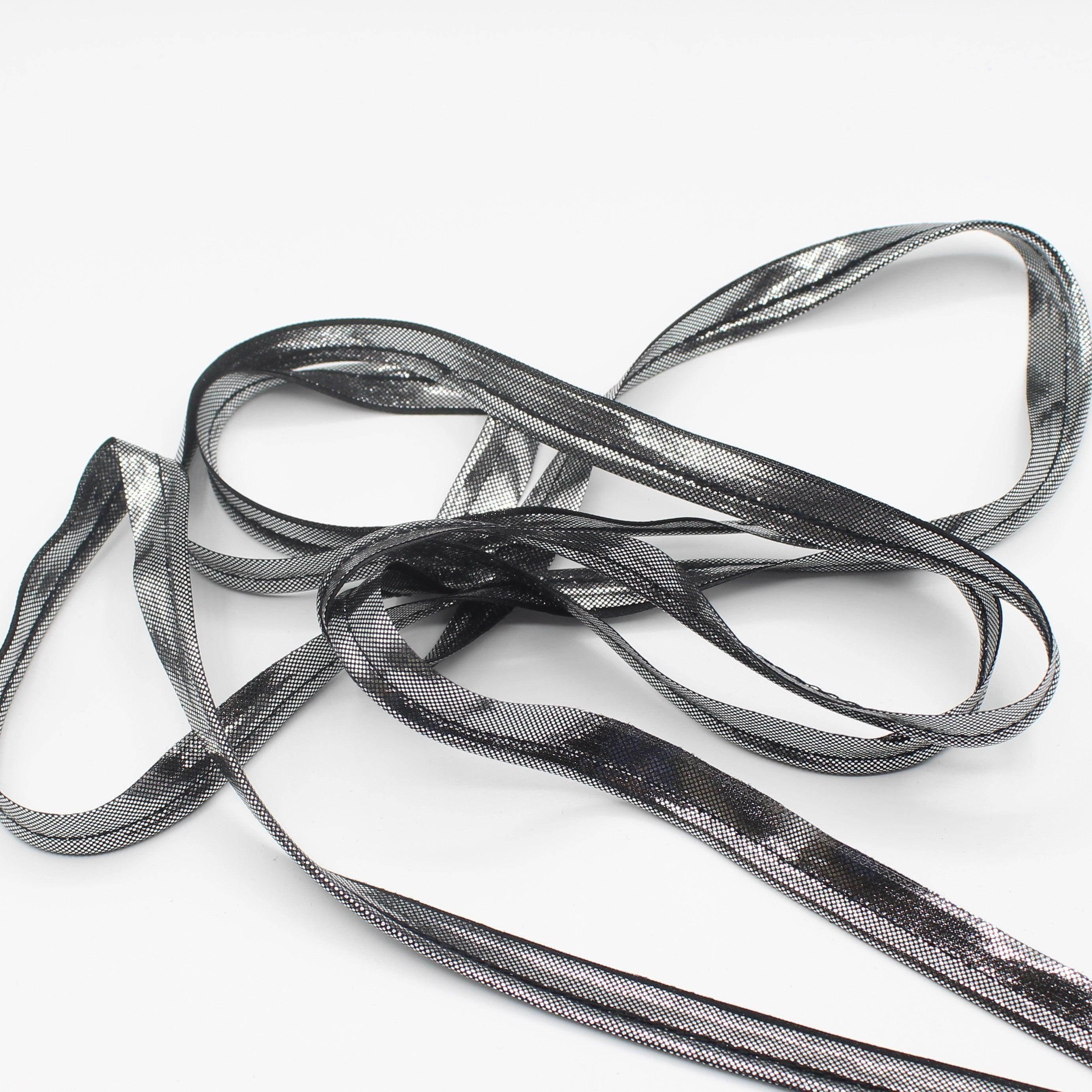 10 M HIGH QUALITY SHINY EDGE LUREX PIPING / 10mm (8+2mm) - ACCESSOIRES LEDUC BV