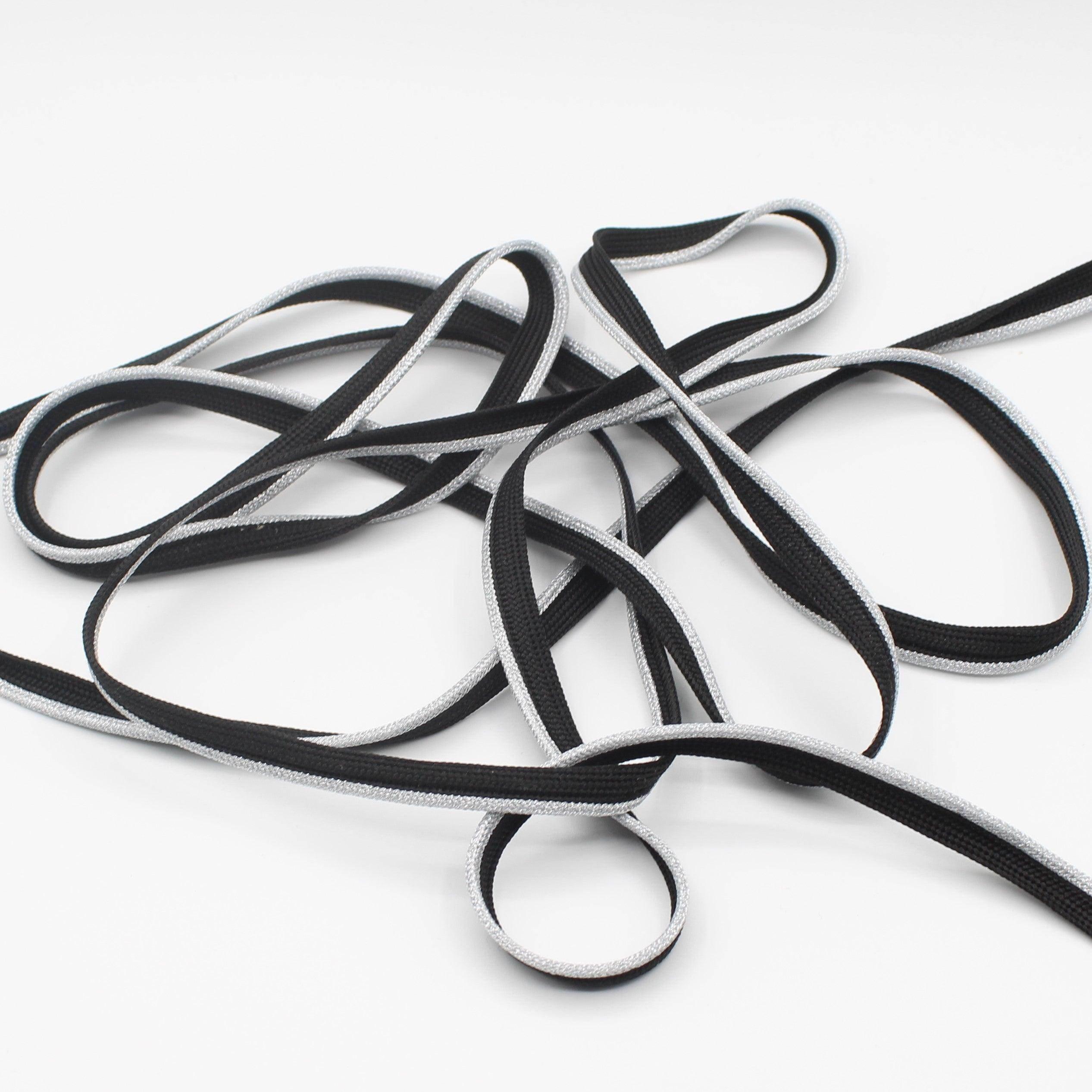 10 M HIGH QUALITY SHINY EDGE LUREX PIPING / 10mm (8+2mm) - ACCESSOIRES LEDUC BV