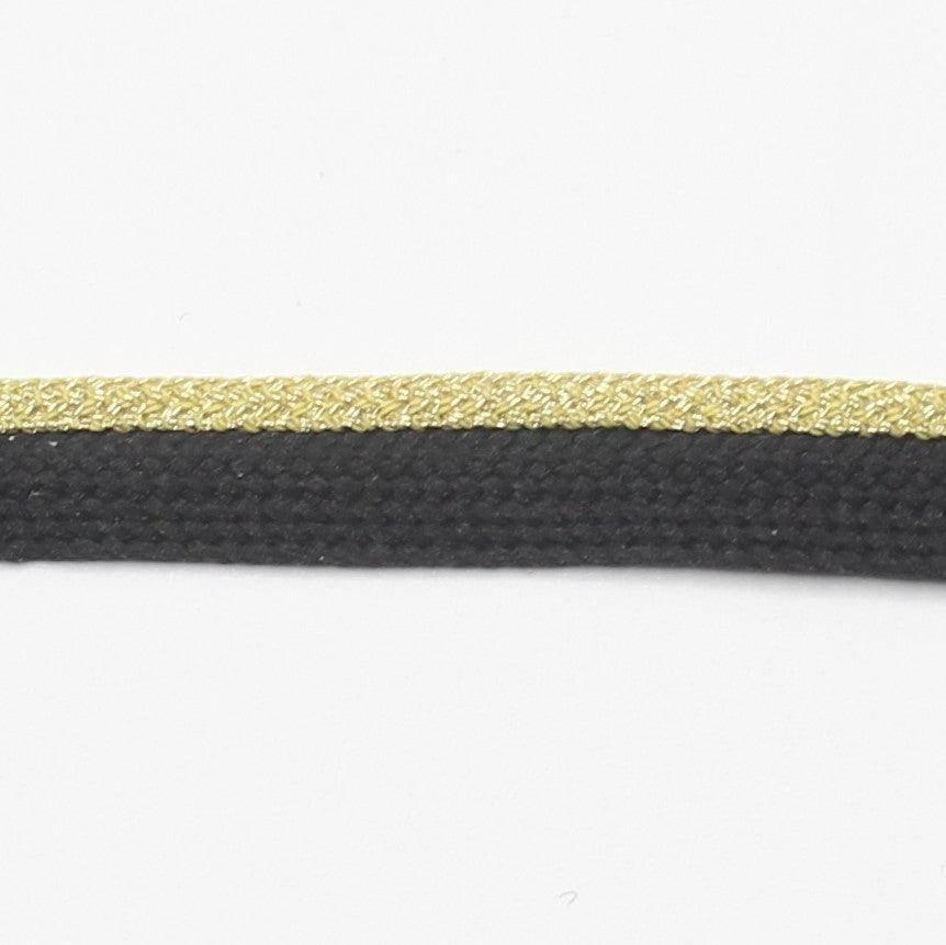 10 M HIGH QUALITY SHINY EDGE LUREX PIPING / 10mm (8+2mm) - ACCESSOIRES LEDUC BV