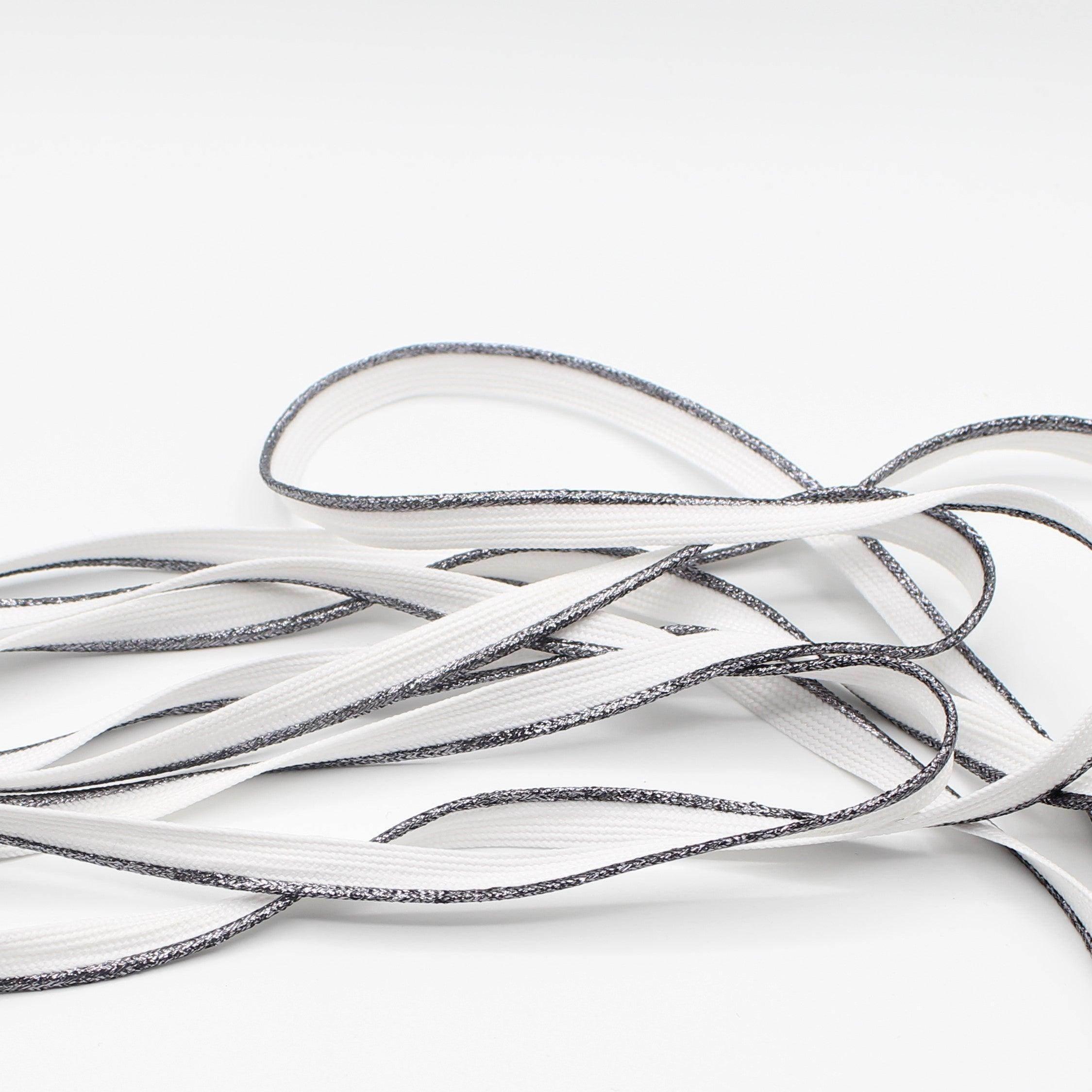 10 M HIGH QUALITY SHINY EDGE LUREX PIPING / 10mm (8+2mm) - ACCESSOIRES LEDUC BV