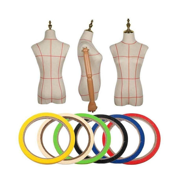 Bolduc / 3mm Thin Draping Tape / Mannequin Pattern Masking Tape - ACCESSOIRES LEDUC BV