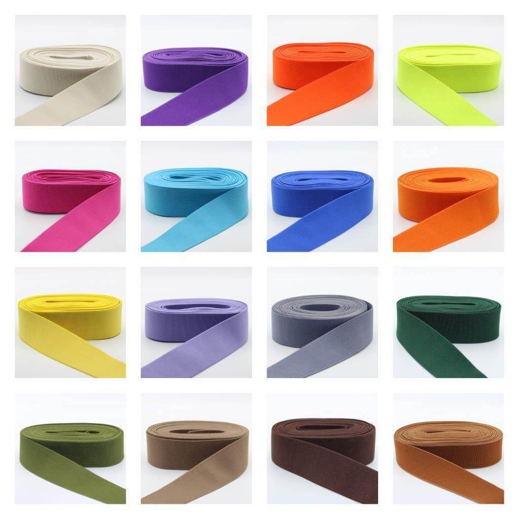 40mm Soft and Strong Elastic for Boxer / Men's underwear or skirt available #ELA1300 - ACCESSOIRES LEDUC BV