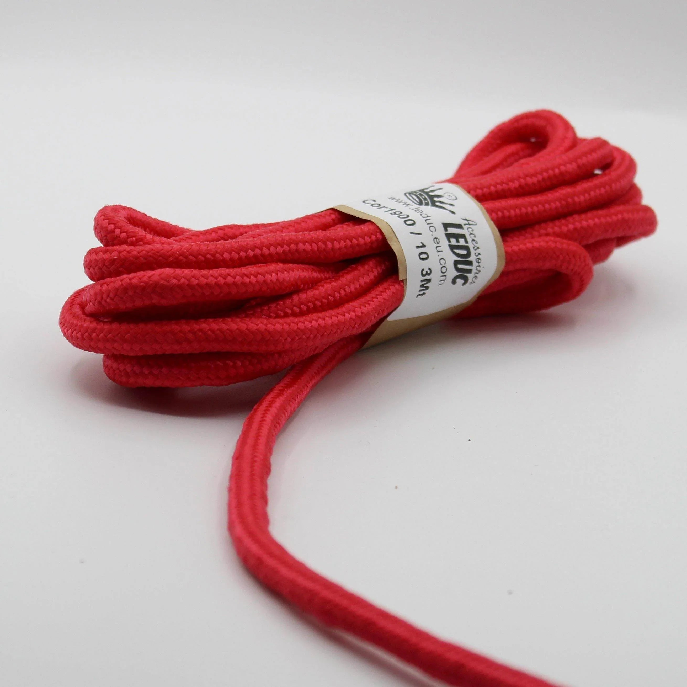 3 METERS - coloured CORD 10MM - ACCESSOIRES LEDUC BV