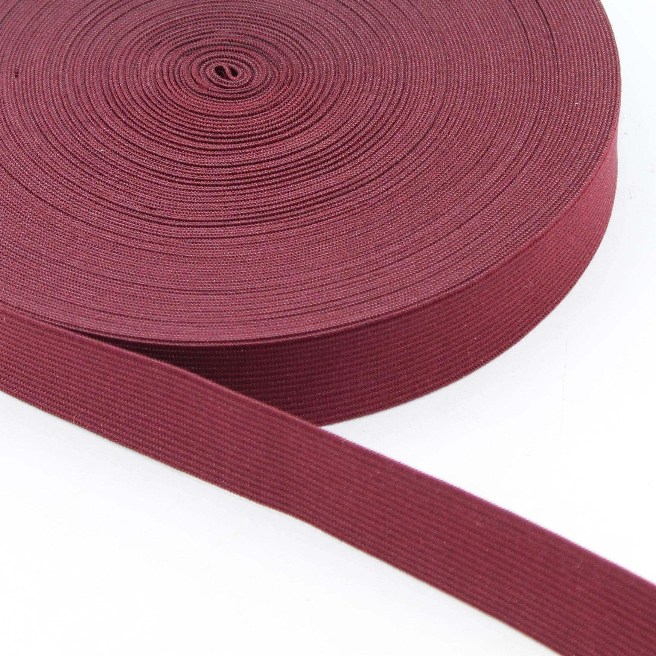 10 METERS - coloured ELASTIC 25MM #ELA1979 - ACCESSOIRES LEDUC BV