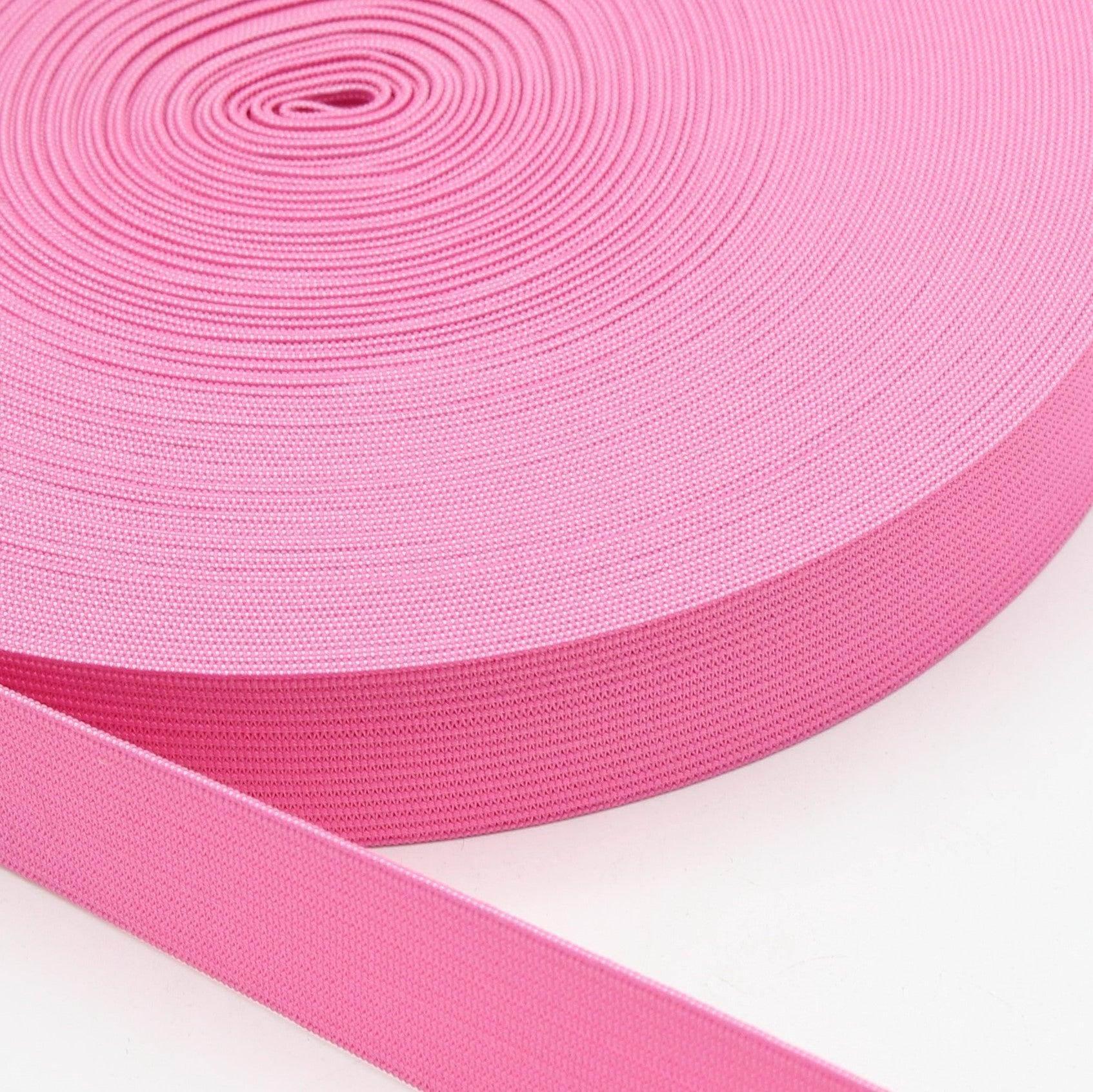 10 METERS - coloured ELASTIC 25MM #ELA1979 - ACCESSOIRES LEDUC BV