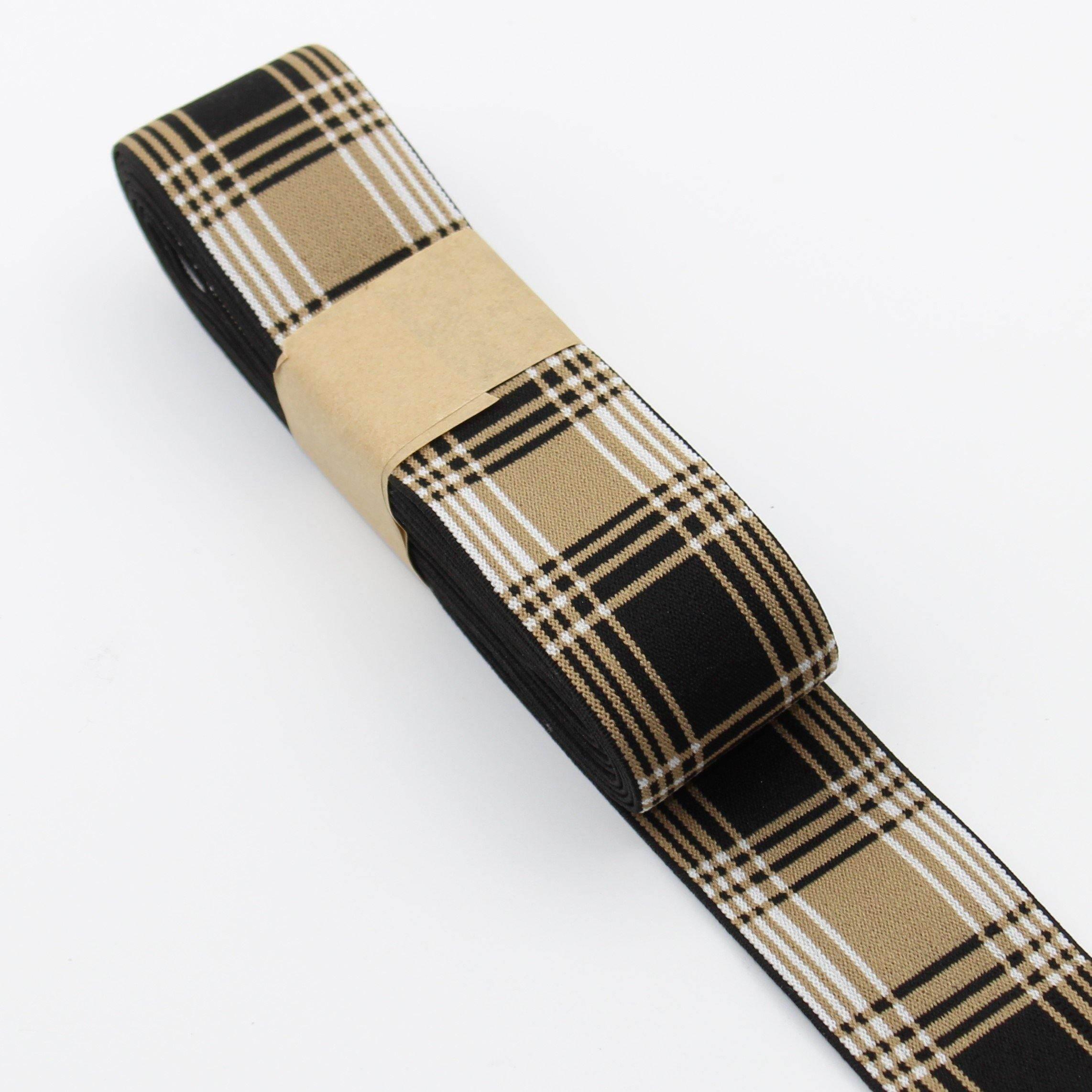 5 METERS - 40mm Tartan Elastic - ACCESSOIRES LEDUC BV