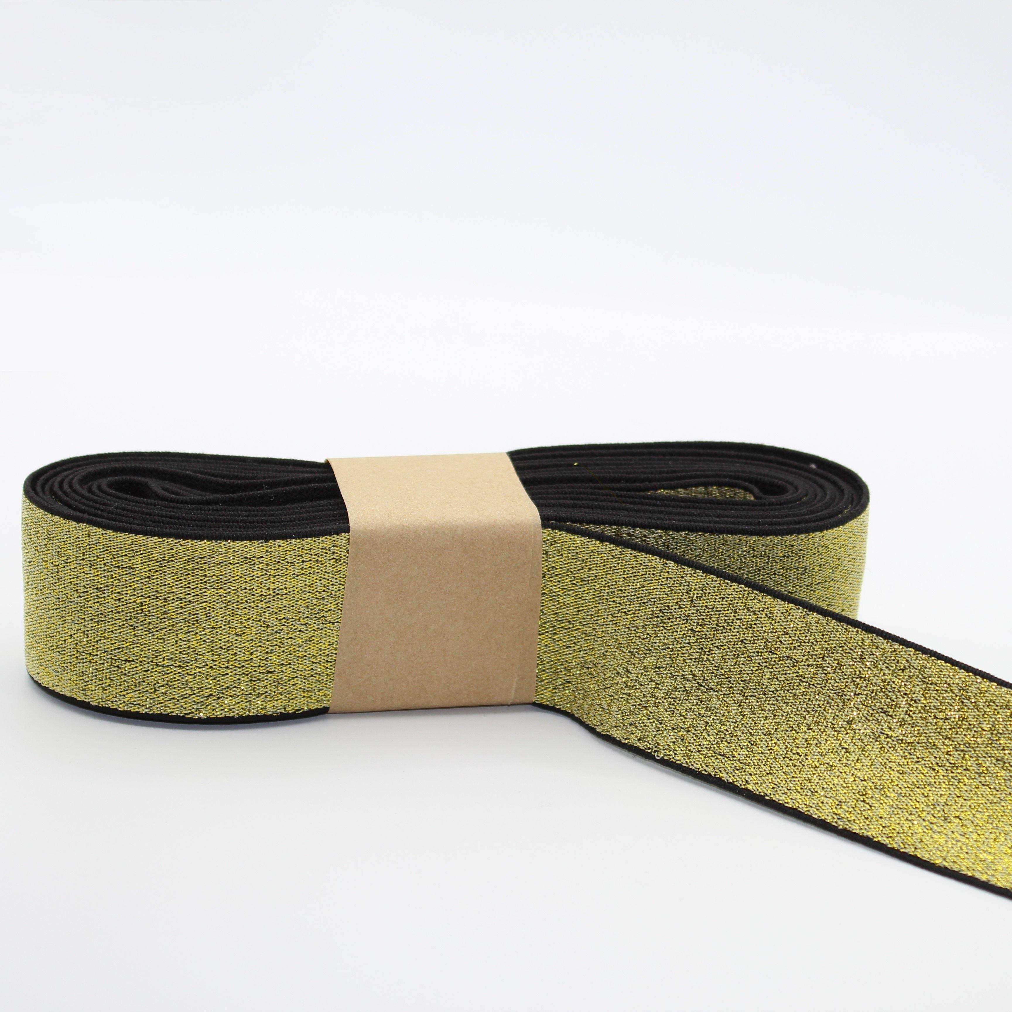 Coloured Lurex Elastic 5 meters 4cm #ELA2099 - ACCESSOIRES LEDUC BV